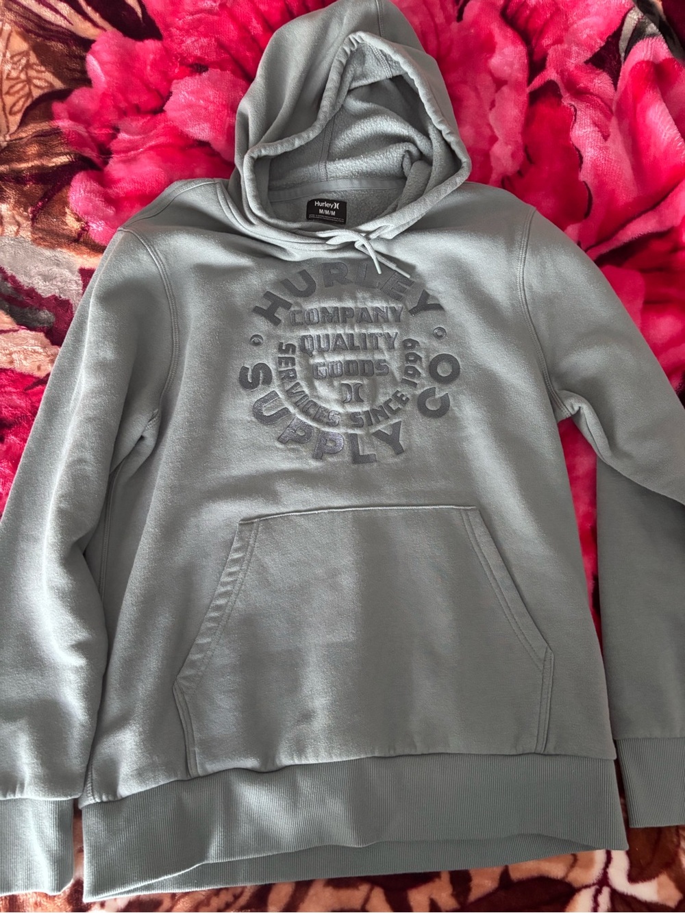 Hurley Juniors Crewneck Hoodie in Light Gray